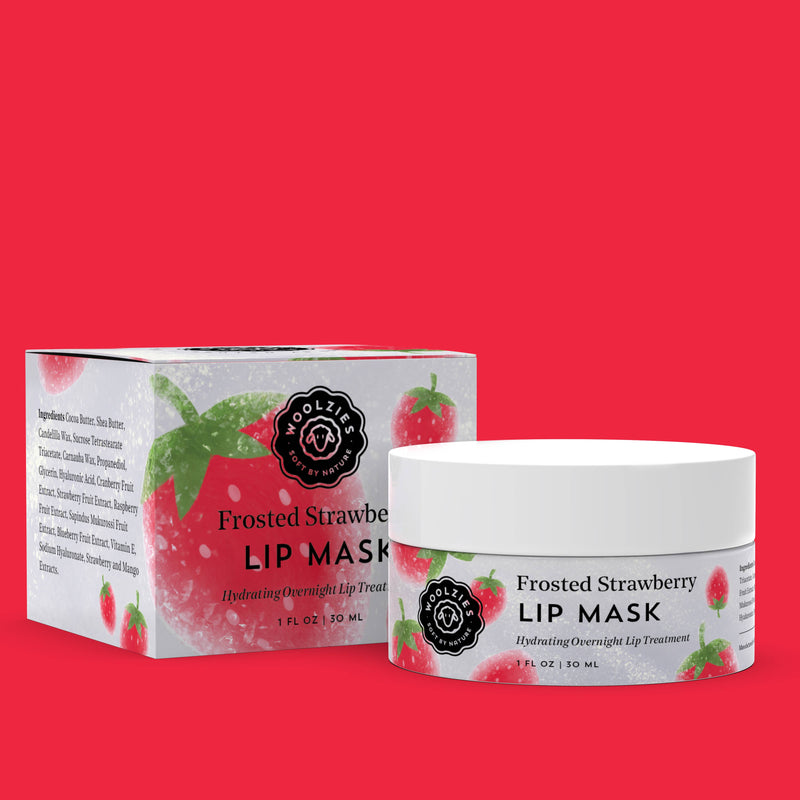 1oz. Frosted Strawberry Lip Mask