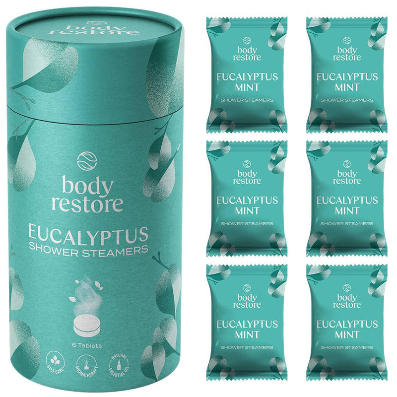 Body Restore Shower Steamer Aromatherapy Tube Pack of 6