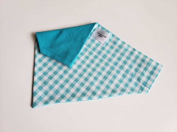 Spring and Summer Gingham Over the Collar Bandanas- for Dogs or Cats
