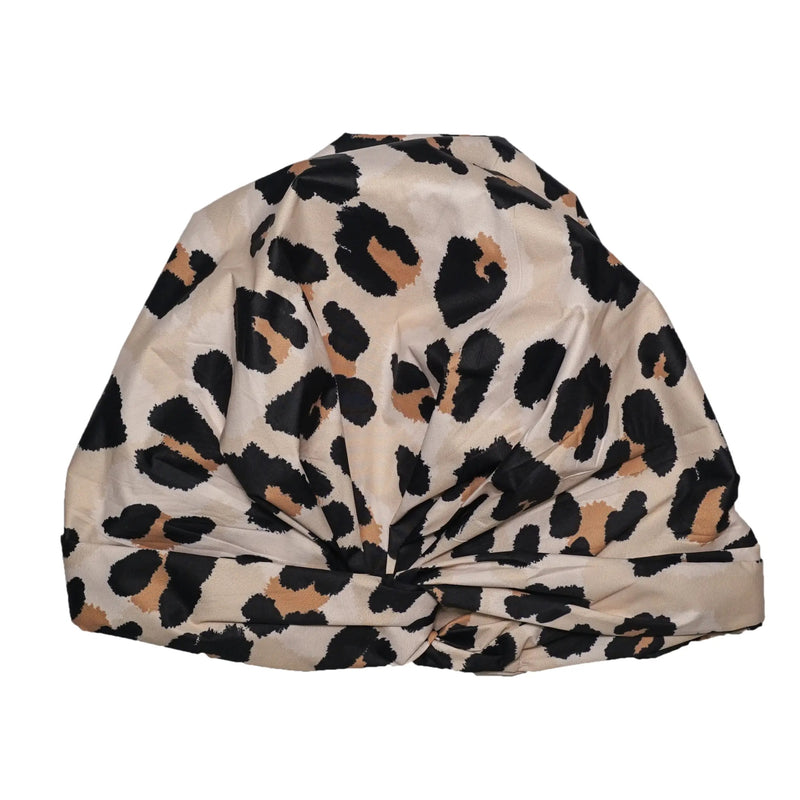 Luxe Leopard Shower Cap by Kitsch Beauty